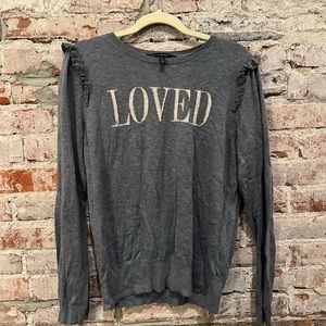 “Loved” Sweater